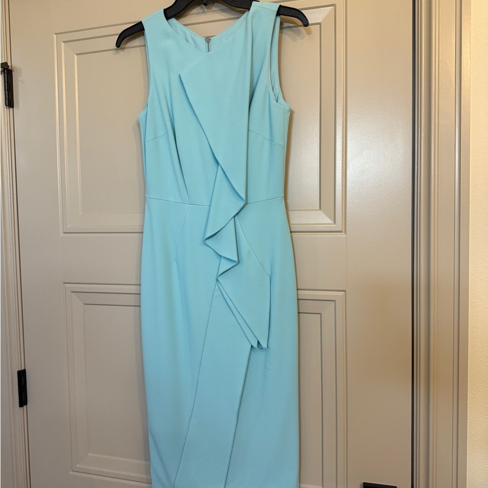 Antonio Melani - Elegant Aqua Sleeveless Dress - Size 0
